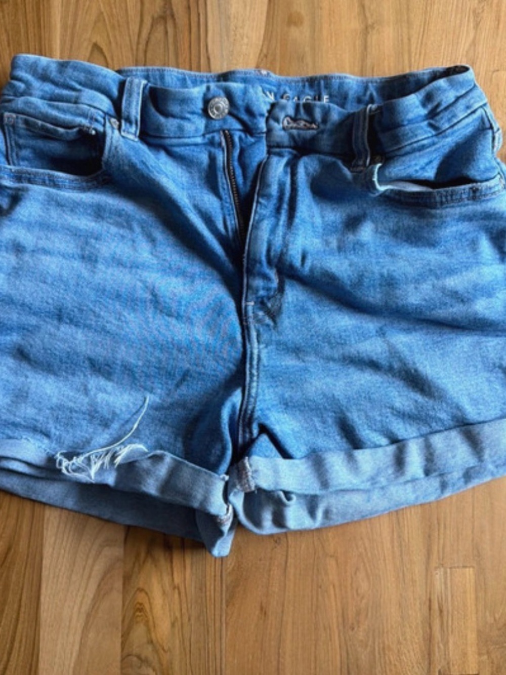 American Eagle Outfitters Rolled Hem Denim Shorts
